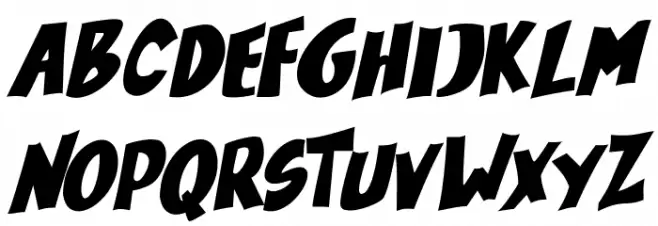 Houston Comics Personal Use Schriftart Groß