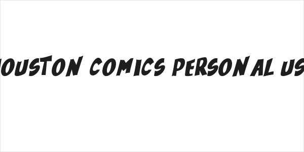 Houston Comics Personal Use Logo