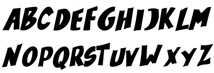 Houston Comics Personal Use Caratteri MINUSCOLO