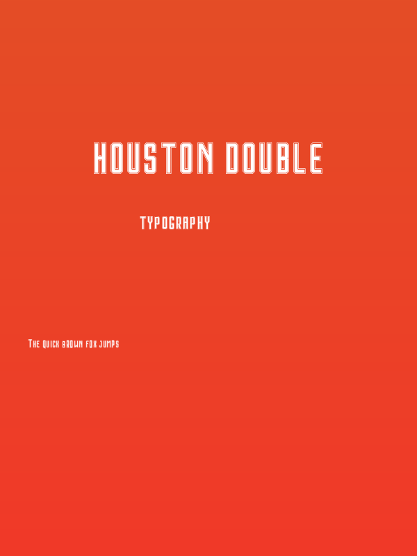 Houston Double Poster