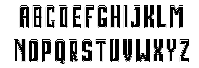 Houston Double Font LOWERCASE