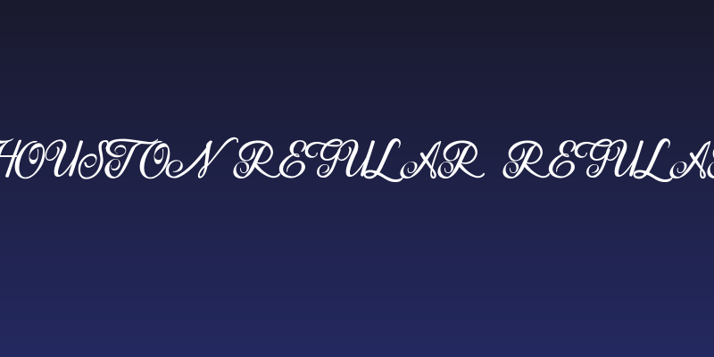 Houston Regular Regular Social Header