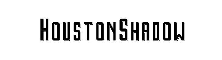Houston Shadow  नि: शुल्क फ़ॉन्ट्स डाउनलोड