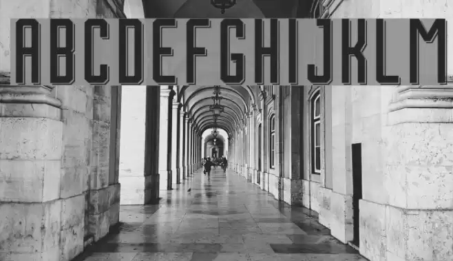 Houston Shadow Font examples