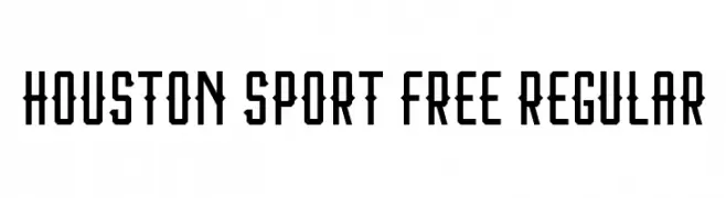Houston Sport Free Regular  Fuentes Gratis Descargar