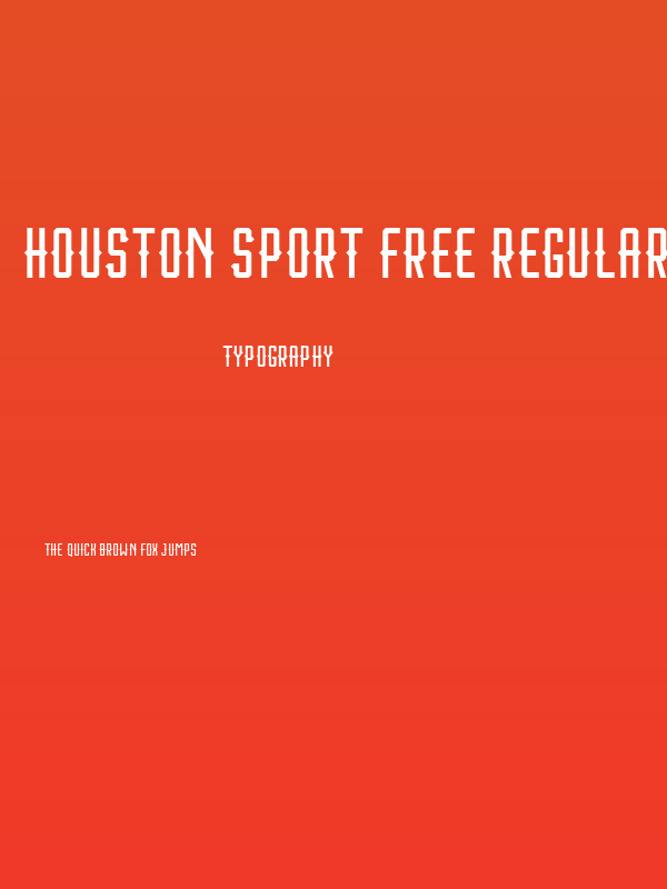 Houston Sport Free Regular Poster
