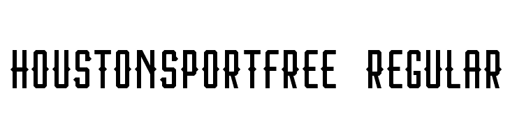 HoustonSportFree-Regular  font caratteri gratis