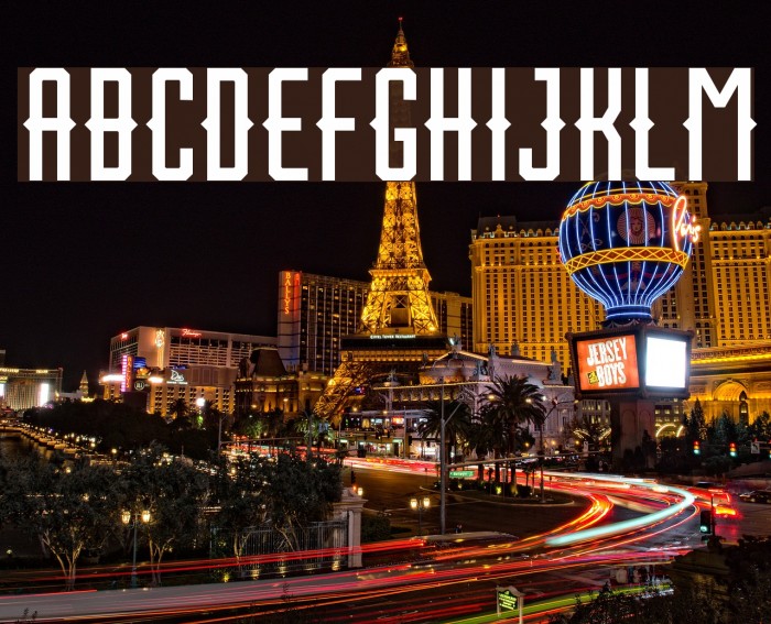 HoustonSportFree-Regular Font examples