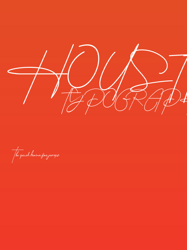 Housttely Signature Poster