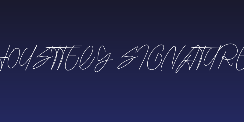 Housttely Signature Social Header