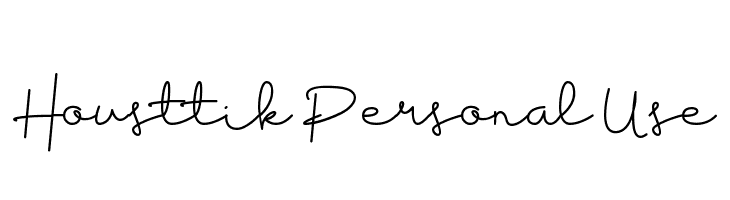 Housttik Personal Use  لخطوط تنزيل