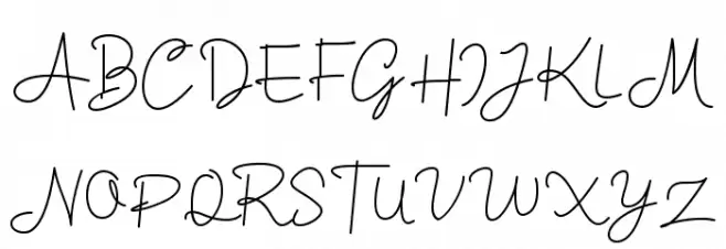 Housttik Personal Use 字体 大写