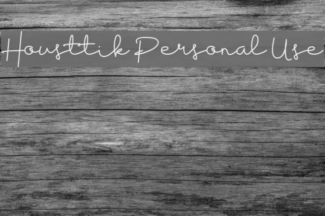 Housttik Personal Use Example 1
