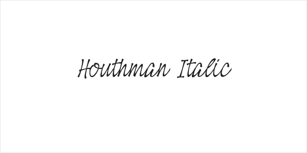Houthman Italic Logo