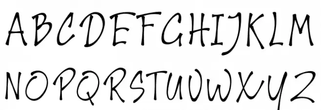 Houthman 字体 大写