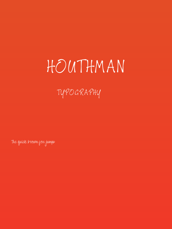 Houthman Poster
