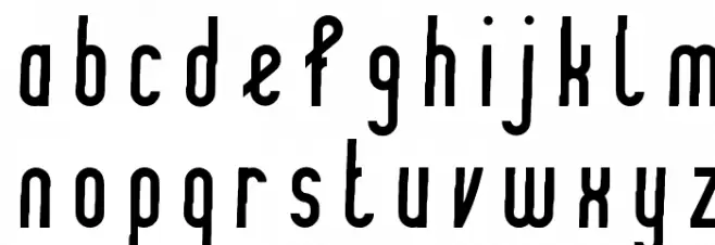 Hoven Regular Schriftart Kleinbuchstaben
