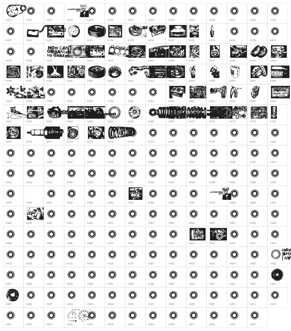 How Can I Organize My Garage? Character Map