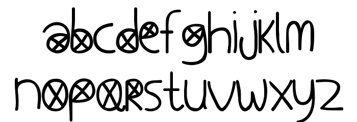 How Dumb Was I Font LOWERCASE