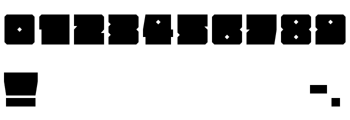 How Square can you get? Font OTHER CHARS