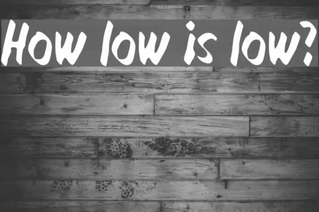 How low is low? Font examples