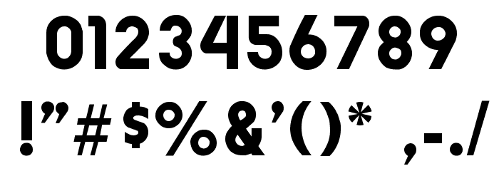 Howard-Fat Regular Font OTHER CHARS
