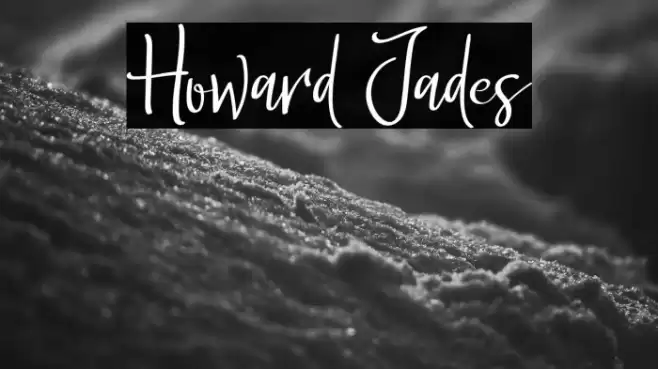 Howard Jades Font examples