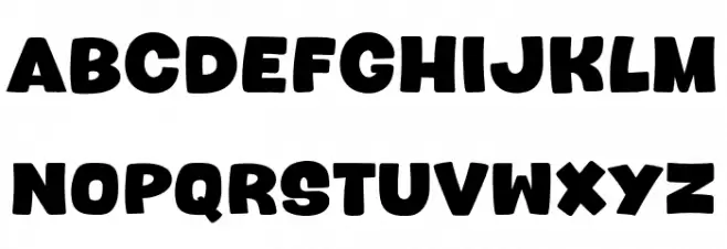 Howdy Bird Font Litere mari