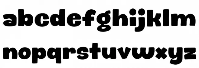 Howdy Bird Font Litere mici