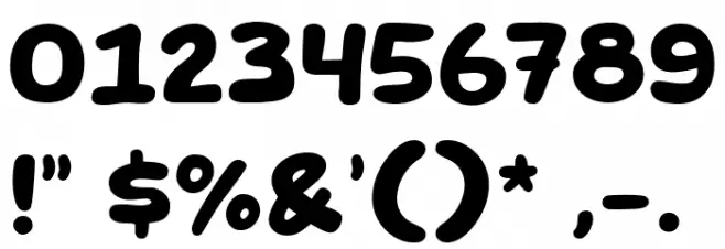 Howdy Comic Font OTHER CHARS