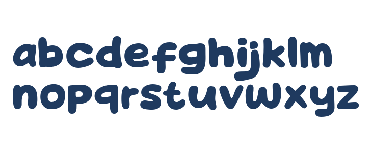 Howdy Comic Lowercase