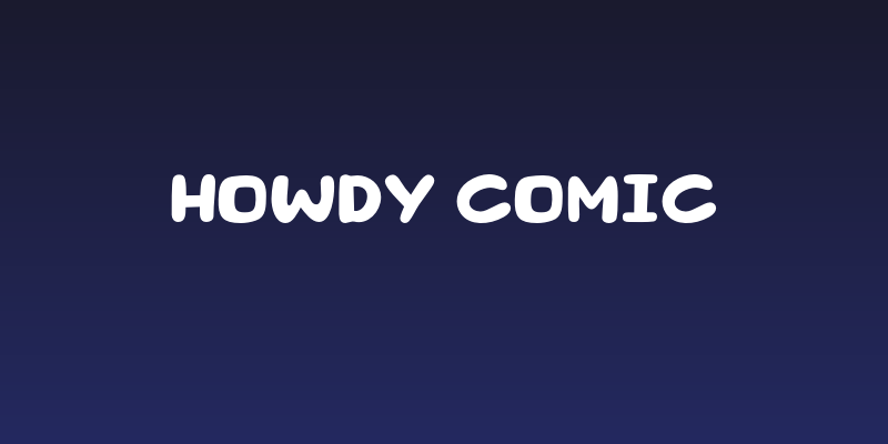 Howdy Comic Social Header
