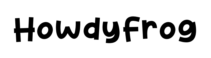 Howdy Frog  Descarca Fonturi Gratis