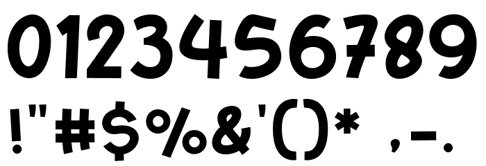 Howdy Frog Font OTHER CHARS