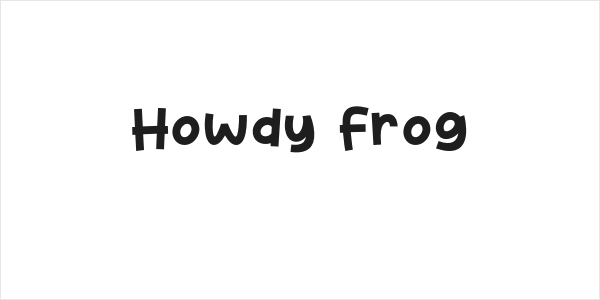 Howdy Frog Logo