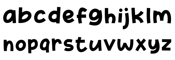 Howdy Frog Font LOWERCASE