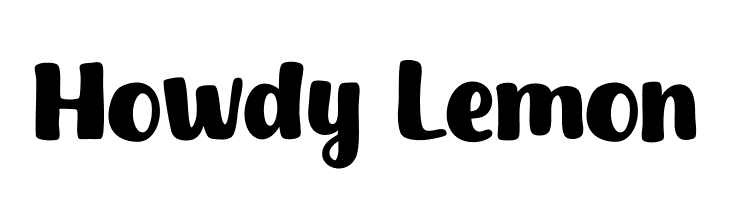 Howdy Lemon Schriftart