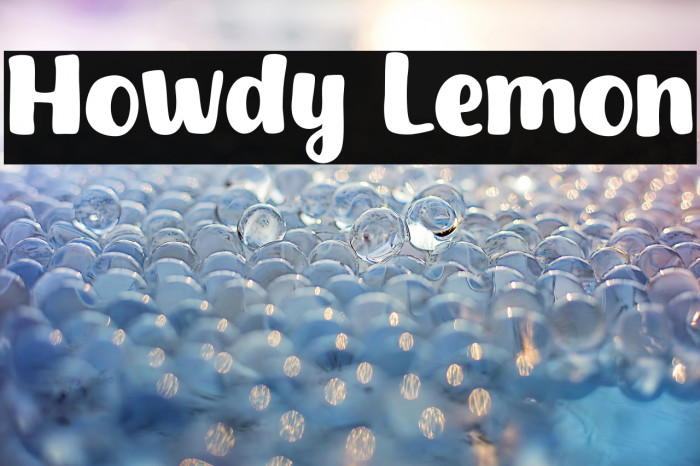 Howdy Lemon Example 1