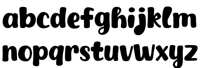 Howdy Lemon Font LOWERCASE