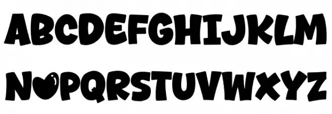 Howdy Love Schriftart Groß