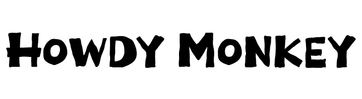 Howdy Monkey  नि: शुल्क फ़ॉन्ट्स डाउनलोड