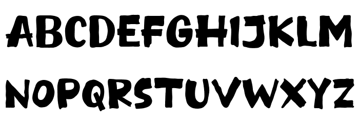 Howdy Monkey Font UPPERCASE