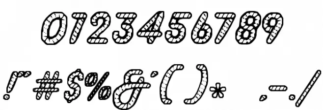 HowdyRoper Font OTHER CHARS