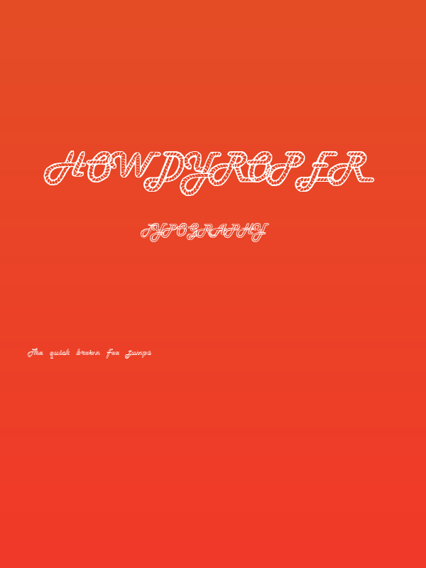 HowdyRoper Poster