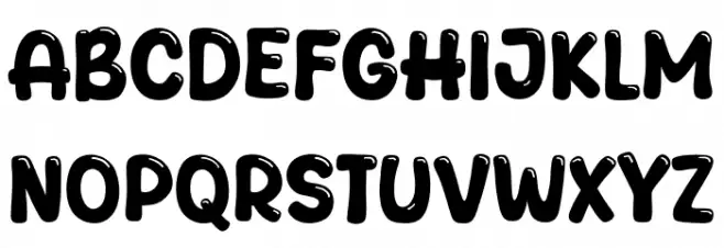 Howdybun Schriftart Groß