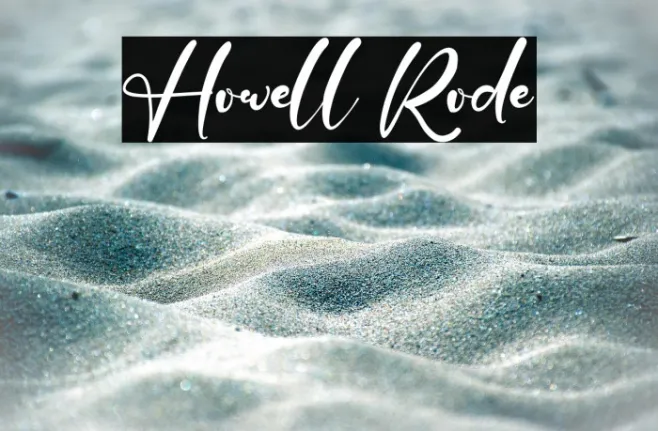 Howell Rode Example 1
