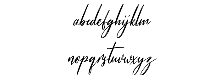 Howelstun Free Regular Font LOWERCASE
