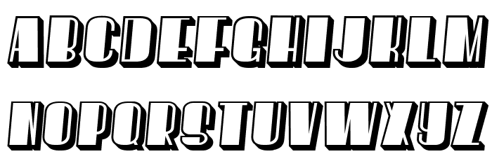 However Flat Italic Font LOWERCASE