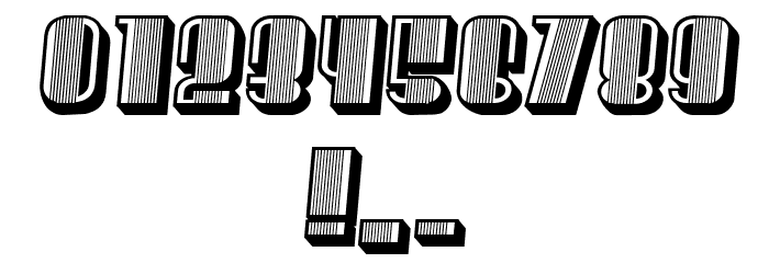 However Italic Font OTHER CHARS