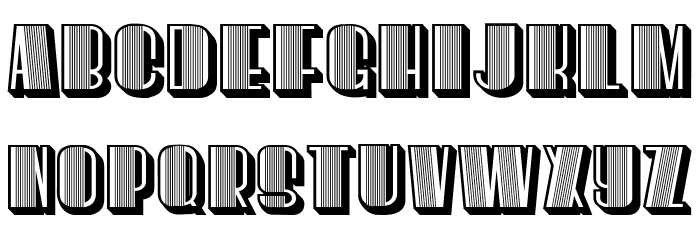 However Regular Font LOWERCASE